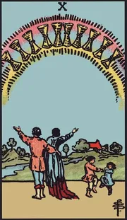 Ten of Cups tarot card