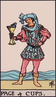 Page of Cups tarot card