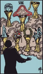 Seven of Cups tarot card