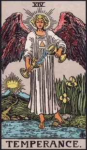 Temperance tarot card