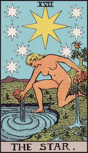 The Star tarot card