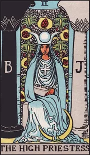The High Priestess tarot card