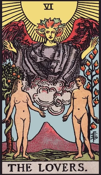 Tarotkarte Die Liebenden