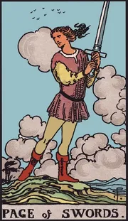 Page of Swords tarot card