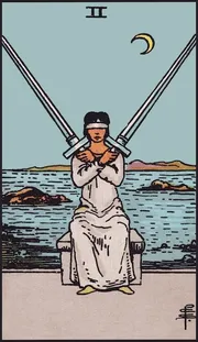 Two of Swords tarot card