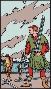 Five of Swords tarot card