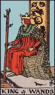 King of Wands tarot card